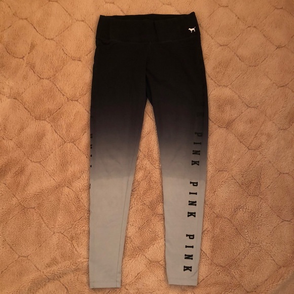 PINK Victoria's Secret Pants - faded black-gray leggings {S}